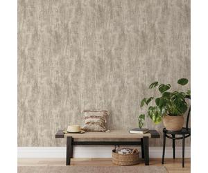 Testurizzati Soffiato Vinile Parati Muriva Phelan 209105 Beige Metallico
