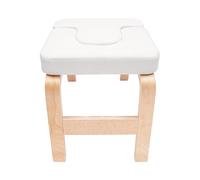 TESUGN Sgabello da yoga, inversion panchina con telaio in legno e cuscinetti in poliuretano, per yoga, fitness, per il relax e l'allenamento della schiena