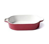 Tesura di tela da forno di ceramica da forno di lasagne resistenti al calore con manici di casseruola ceramica mini casseruole ridotta di casseruole padella di lasagne in profondità per arrostire e m