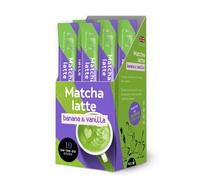 TET Matcha Latte Banana & Vanilla - Bevanda a base di tè verde - 10 bastoncini da 10 g