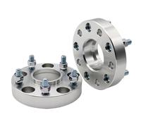 TETARI 2 Pezzi per per Amarok M14xP1.5 25/30/35/40/45mm PCD 5x120 CB 70.3 o 65.1mm Adattatore distanziale Ruota Adatto Distanziali Ruote(2X 5-120 65.1 25mm)