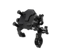Tetari Cavalletto Mobile Per Moto Supporto Manubrio per Moto | Lega Con Ammortizzatori Supporto Per Telefono Per Moto Staffa Di Navigazione Per Moto Per Bici(Nero)