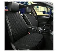 TETARI Coprisedili Per A1 A3 A4 A5 A6 A6L A7 A8 A8L Coprisedile Per Auto In Lino Cuscino Per Sedile Prima Seconda Beni Per Auto Copri Seduta Sedile Auto(Black 2 seat)
