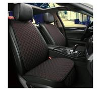 TETARI Coprisedili Per A1 A3 A4 A5 A6 A6L A7 A8 A8L Coprisedile Per Auto In Lino Cuscino Per Sedile Prima Seconda Beni Per Auto Copri Seduta Sedile Auto(Black red 2 seat)
