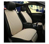 TETARI Coprisedili Per A1 A3 A4 A5 A6 A6L A7 A8 A8L Coprisedile Per Auto In Lino Cuscino Per Sedile Prima Seconda Beni Per Auto Copri Seduta Sedile Auto(Beige 2 seat)