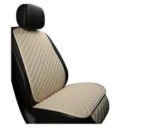 TETARI Coprisedili Per A1 A3 A4 A5 A6 A6L A7 A8 A8L Coprisedile Per Auto In Lino Cuscino Per Sedile Prima Seconda Beni Per Auto Copri Seduta Sedile Auto(Beige 1 seat)