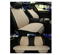 TETARI Coprisedili Per A1 A3 A4 A5 A6 A6L A7 A8 A8L Coprisedile Per Auto In Lino Cuscino Per Sedile Prima Seconda Beni Per Auto Copri Seduta Sedile Auto(Beige 5 seat)