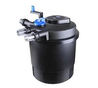 TETEOM Filtro Piscina, di Filtrazione for Laghetto for Pesci ， Filtro for Secchio for Piscina Allevamento Esterno CPF-1500 16L Adatto for Laghetto da 2 M³ con Lampada Germicida(CPF1500 a Set)
