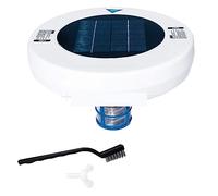 TETEOM Filtro Piscina, Ionizzatore for Piscina Solare, Purificatore d'Acqua Solare Depuratore di Disinfezione for La Rimozione delle Alghe da Piscina agli Ioni d'Argento di Rame