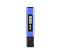 TETEOM Misuratore PH Misuratore PH 0,01 ad Alta precisione for Tester della qualità Acqua con intervallo di misurazione 0-14 Adatto alla Piscina Acquario(Blue with Box)
