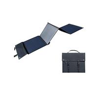 TETEOM Pannello Solare, Pannello Solare for La Ricarica Dell'energia Mobile Pannello di Generazione di Energia Solare da 18 V Borsa Pieghevole Solare Quadrupla da 100 W con Staffa