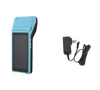 TETEOM Stampante Palmare Portatile, Stampante PDA portatile Terminale POS intelligente Stampanti portatili wireless Terminale di pagamento intelligente(Blauw)