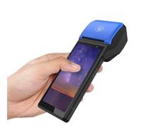 TETEOM Stampante Palmare Portatile, Terminale Pos portatile PDA Mini PC con stampante termica for ricevute e banconote con telecamera e codice a barre