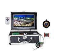 TETEOM Telecamera Subacquea Pesca, 9 InchHD 1080P Schermo Fish Finder Fotocamera da pesca subacquea 15 LED bianchi + 15 pezzi Lampada IR for fiume/Pesca invernale sul ghiaccio(1080P 30M with DVR)