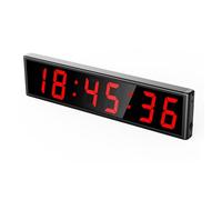 TETEOM Timer Palestra, 3 Pollici LED Palestra Timer intervallo Timer Conto alla rovescia Orologio da Parete Timer Fitness cronometro Palestra Domestica Fitness Ora Minuto Secondo Tempo Reale