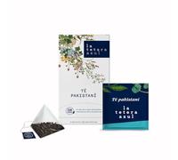 TETERA BLU Tè Pakistano Speziato, Miscela Intensa di Tè Nero con Cannella, Chiodi di Garofano e Cardamomo, Ideale per Chai Tradizionale o Solo, Aroma inebriante e Gusto Rassicurante, 20 Piramidi