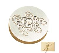 Têtes de Sceau en Laiton Amovibles - Tête de 3D en Laiton pour Cartes de | Décoration de Cartes de Vœux, Artisanat DIY, Invitations, à, Accessoires Créatifs