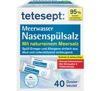 tetesept Sale per Lavaggio Nasale Acqua di Mare - 40 bustine