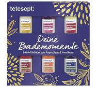 tetesept Set regalo i tuoi momenti da bagno 6 x 20 ml - 6 accessori da bagno come set da provare, coccolare e regalare