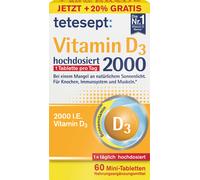 tetesept Vitamina D3 2000 - 60 compresse
