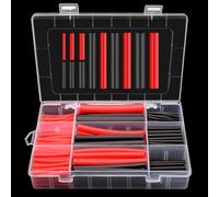 TETEWEVER 270 Pezzi Guaina Termorestringente Rapporto di Restringimento 3:1 Termorestringente per Cavi Elettrici 6 Dimensioni Tubo Termorestringente per Isolamento Elettrico, Riparazioni Cavi