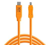 Tether Tools Cavo dati USB TetherPro per USB-C a USB 2.0 Mini-B8 - spina dritta 4,6m arancione