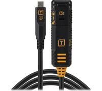 Tether Tools Cavo TetherPro Optima 10G TetherBoost con meccanismo di blocco USB-C 4,8 m (nero)