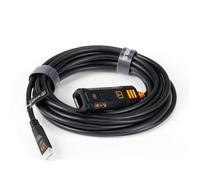 Tether Tools Cavo TetherPro Optima 10G TetherBoost con meccanismo di blocco USB-C 4,8 m (nero)