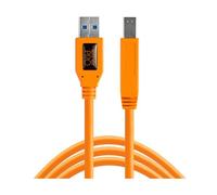 Tether Tools Cavo USB 3.0 A-B 4,6m Arancione con Velocità 5000 Mbit/s