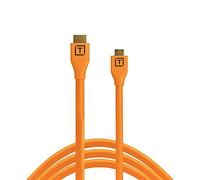 Tether Tools TetherPro cavo HDMI da Mini a HDMI 2.0 4,6m arancio alta visibilità