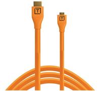Tether Tools TetherPro HDMI Micro to HDMI 2.0, 15' (4.6m), Orange