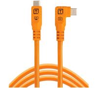 Tether Tools TetherPro Optima 10G USB-C, 6' (1,8 m), da dritto a destra arancione