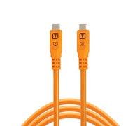 Tether Tools Strumenti TetherPro Optima 10G cavo dati USB-C a USB-C - 1,8 m arancione