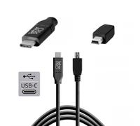 Tether Tools USB-C zu 2.0 Mini B 5-Pin 4.60m black CUC2415-BLK