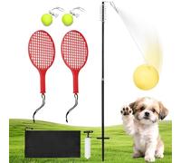 Tetherball Tennis - Set De Tetherball Tennis | Jeu Sportif Interactif, Équipement Sportif Interactif Avec Raquettes Et Balles Jeu D’Entraînement Ludique Pour Jardin, Parc, École, Adultes, Adolescent