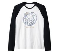 Teti Dea NINFA del Mare Greco Antica Mitologia Maglia con Maniche Raglan