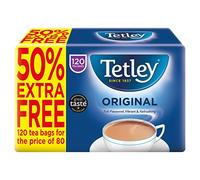 Tetley Bustine di tè originali x120 (50% extra gratuito)
