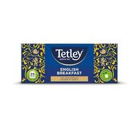 TETLEY - Confezione da 4 bustine da tè inglese Breakfast da 50 g