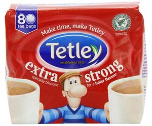 Tetley Extra Strong 80 Teabags 250 G (pack Of 6, Teabags 480 Teabags)