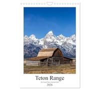 Teton Range - Der Grand Teton National Park (Wandkalender 2026 DIN A4 hoch), CALVENDO Monatskalender: Die Grand Teton Range bildet das Herzstück des gleichnamigen National Parks.