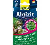 Tetra Algizit, Combatte rapidamente tutti i tipi di alghe - 10 compresse | Prodotto antialghe predosato con rapido effetto biocida, aiuta in caso di problemi di alghe attuali nell'acquario