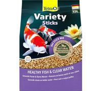 Tetra Bastoncini di varietà per pesci da laghetto, 2,12 kg, biologicamente bilanciati per pesci da laghetto