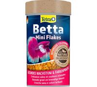 Tetra Betta Flakes - Mangime in fiocchi, sviluppato appositamente per pesci combattenti e altri pesci labirinto, lattina da 100 ml