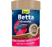 Tetra Betta Granules - Mangime per pesci granulare nutriente ed equilibrato per l'alimentazione quotidiana di tutti i Betta, lattina da 85 ml