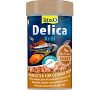 Tetra Delica Krill - Cibo naturale con 100% krill liofilizzato, snack naturale per pesci ornamentali, barattolo da 100 ml