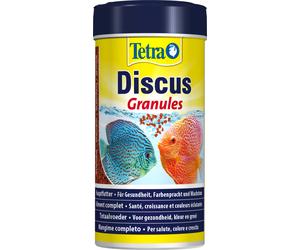 Tetra Discus Granules 250 ml → Mangime completo granulato Salute Colore Crescita