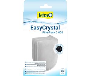 Tetra EasyCrystal Filter Pack 600C con Carbone Attivo - 3 pz.