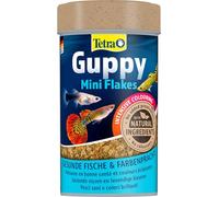 Tetra Guppy Mini Flakes - Mangime per tutti i guppy, mangime in scaglie fini per una dieta equilibrata e ricca di nutrienti, lattina da 100 ml