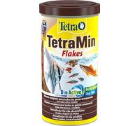 Tetra Min Flakes - Cibo a forma di scaglie per tutti i pesci ornamentali, miscela equilibrata per pesci sani e acqua limpida, barattolo da 1 l