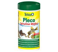 250 ml Tetra Pleco Spirulina Wafers Mangime Completo con Alga Spirulina per Pesci Erbivori da Acquario che si Nutrono sul Fondo